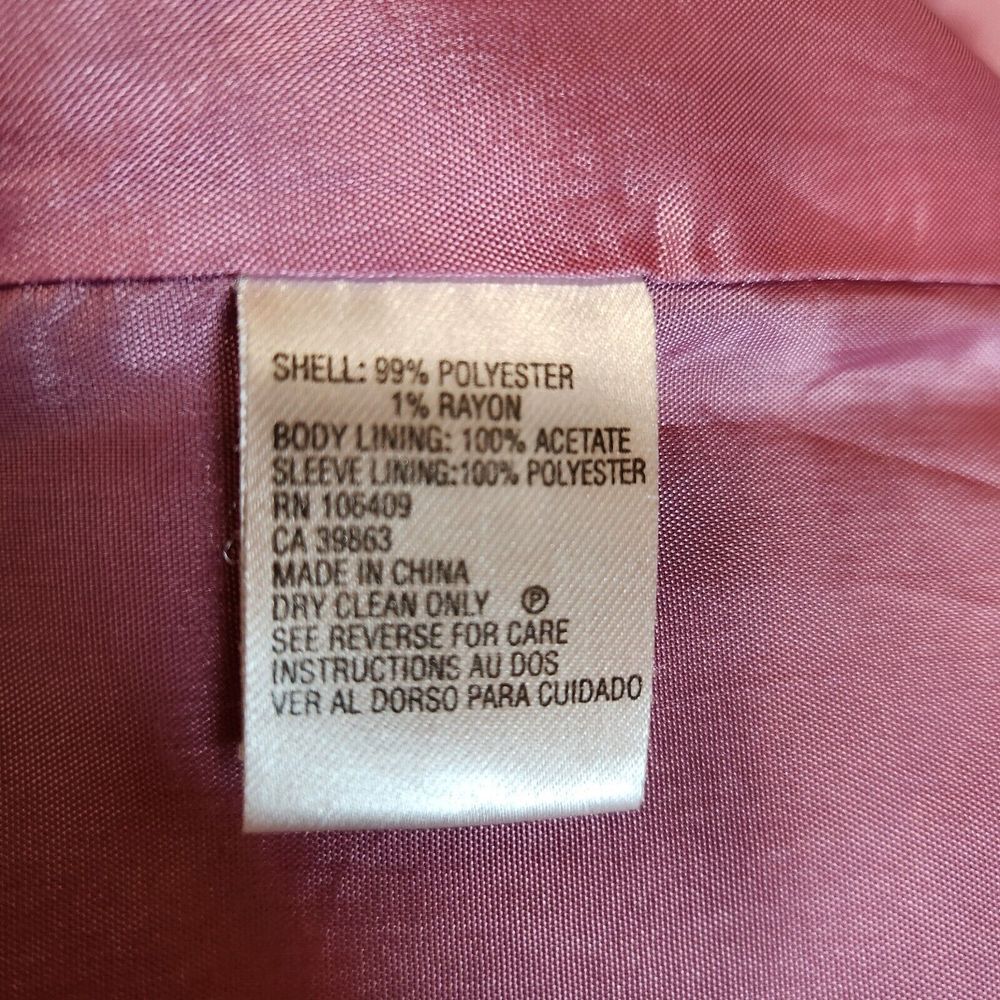 Tahari Pinstripe 3-Piece Suit‎ Set Gray Pink Professional Business Attire - Picture 8 of 16